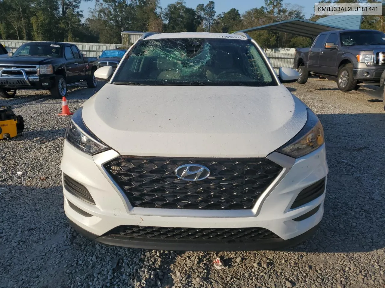 2020 Hyundai Tucson Limited VIN: KM8J33AL2LU181441 Lot: 75095314