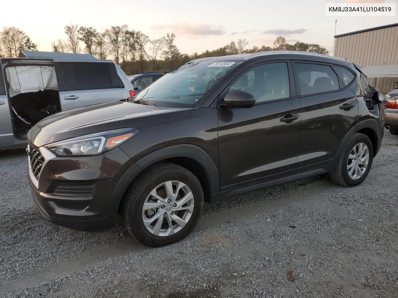 2020 Hyundai Tucson Limited VIN: KM8J33A41LU104519 Lot: 75510534