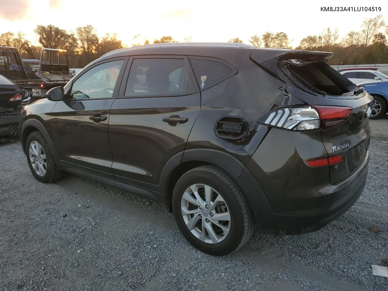 2020 Hyundai Tucson Limited VIN: KM8J33A41LU104519 Lot: 75510534