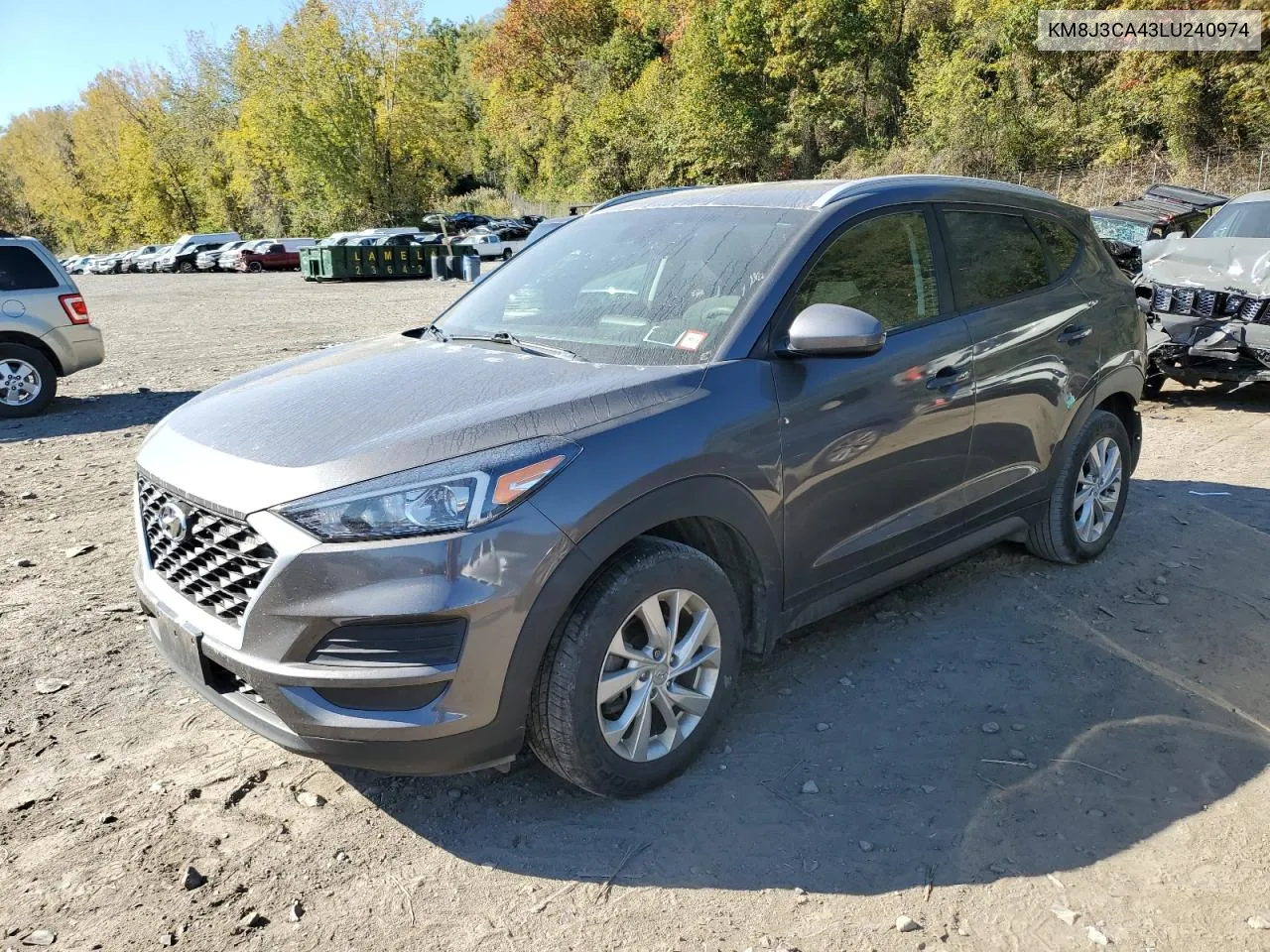 2020 Hyundai Tucson Limited VIN: KM8J3CA43LU240974 Lot: 75539594