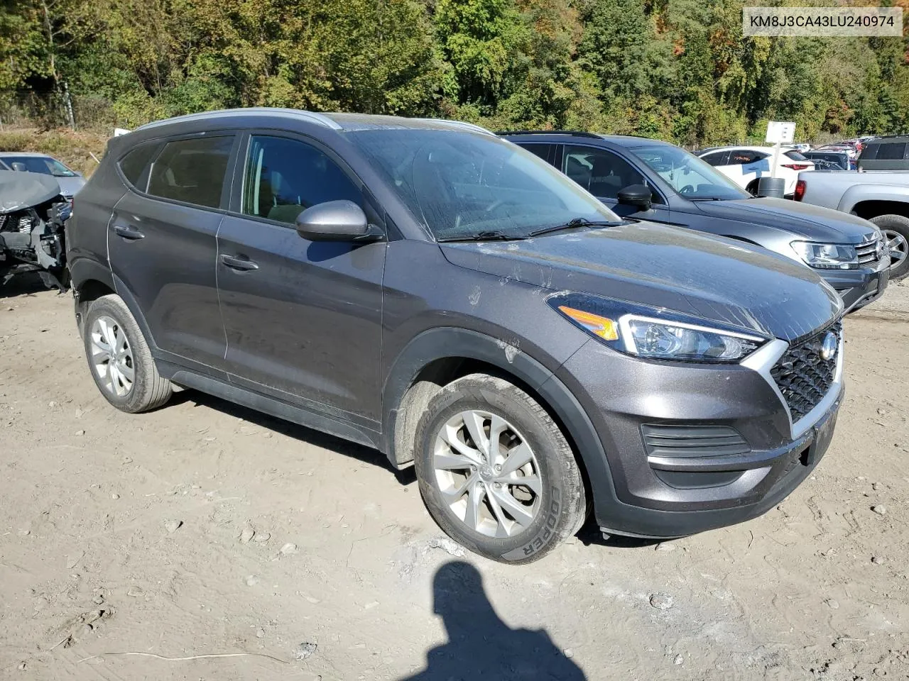 2020 Hyundai Tucson Limited VIN: KM8J3CA43LU240974 Lot: 75539594