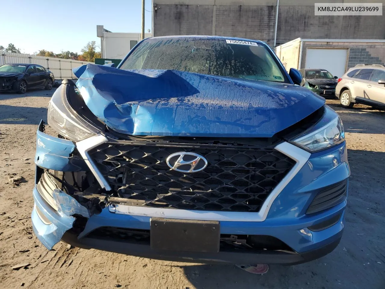 2020 Hyundai Tucson Se VIN: KM8J2CA49LU239699 Lot: 75655474