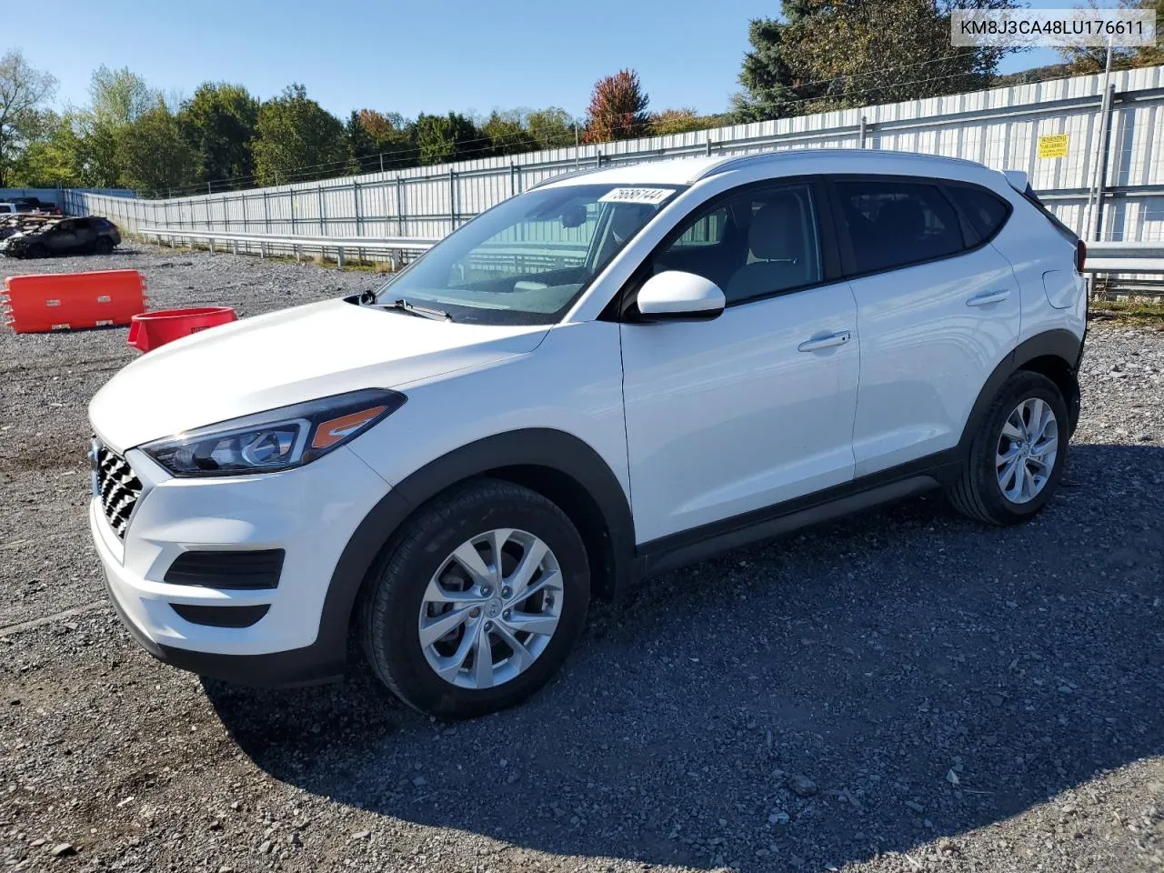 2020 Hyundai Tucson Limited VIN: KM8J3CA48LU176611 Lot: 75686144