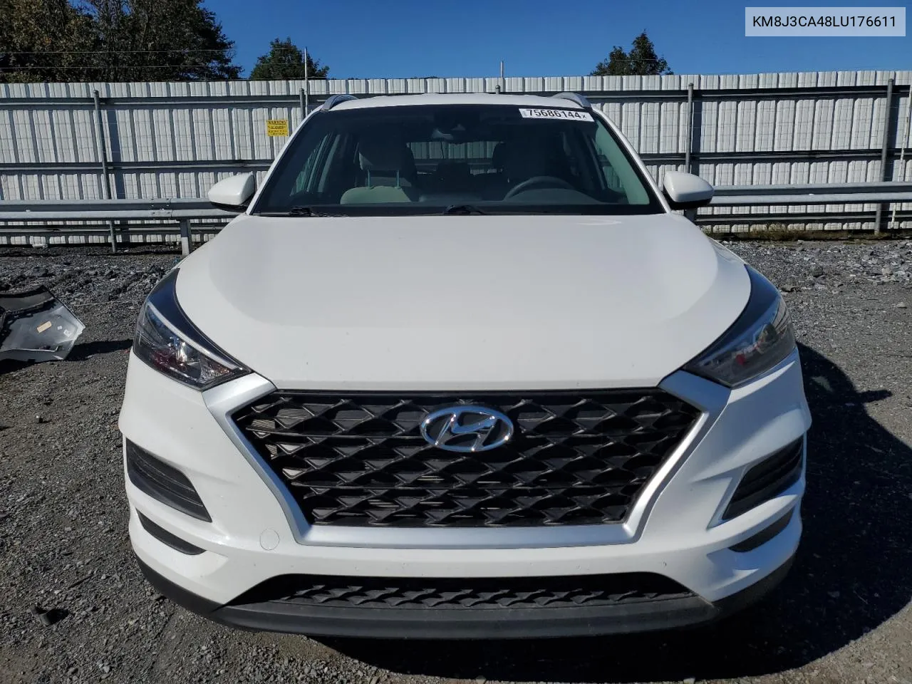 2020 Hyundai Tucson Limited VIN: KM8J3CA48LU176611 Lot: 75686144