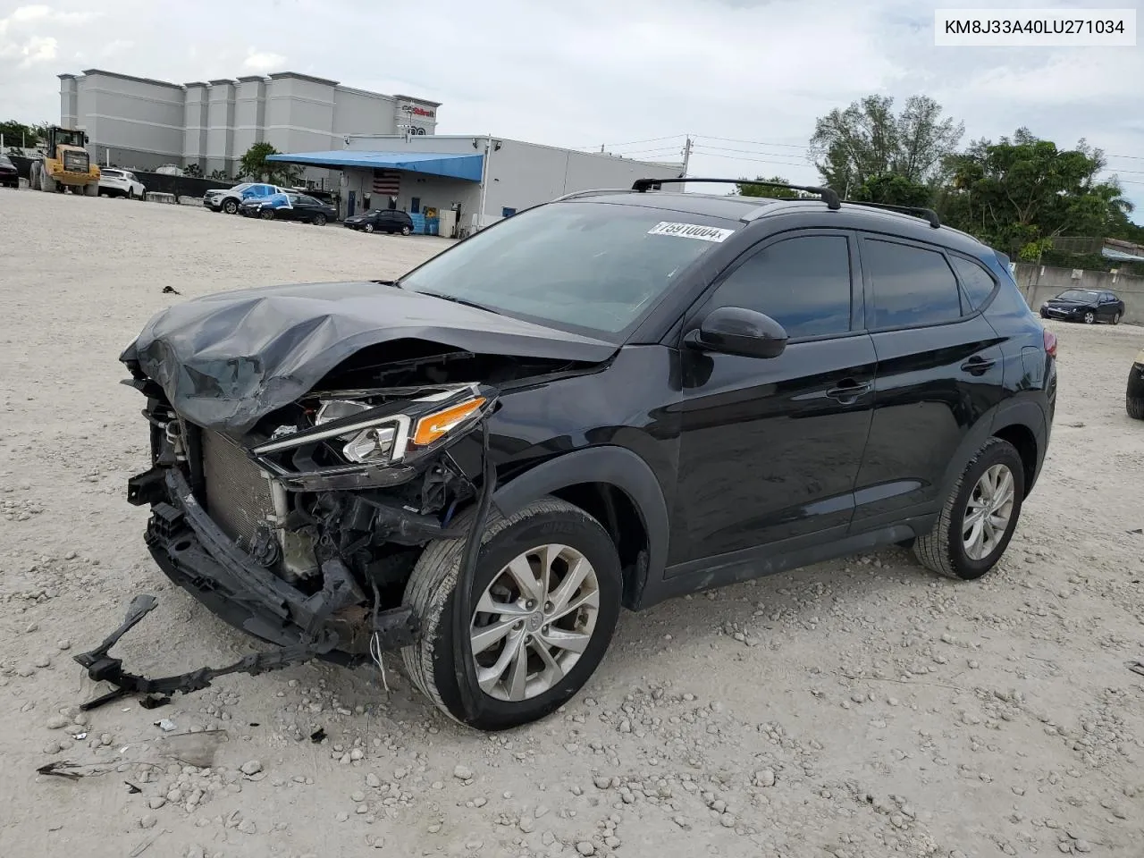 2020 Hyundai Tucson Limited VIN: KM8J33A40LU271034 Lot: 75910004