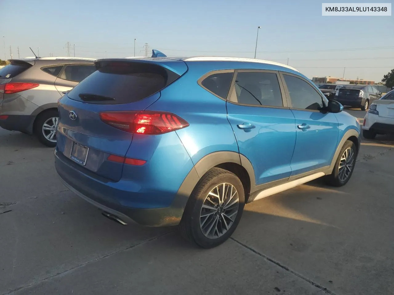 2020 Hyundai Tucson Limited VIN: KM8J33AL9LU143348 Lot: 76093604