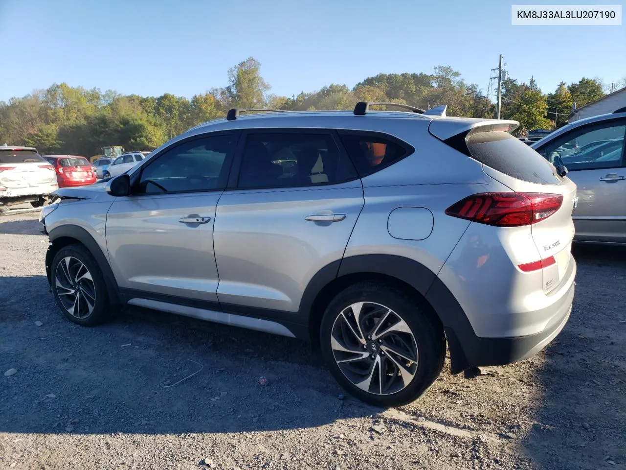 2020 Hyundai Tucson Limited VIN: KM8J33AL3LU207190 Lot: 76098724