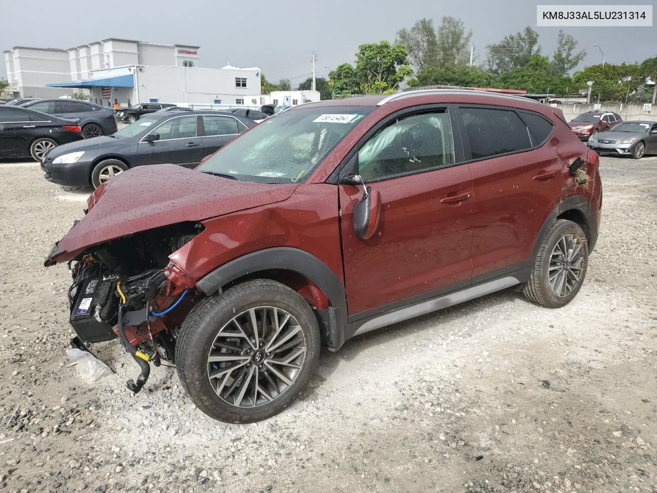 2020 Hyundai Tucson Limited VIN: KM8J33AL5LU231314 Lot: 76612464