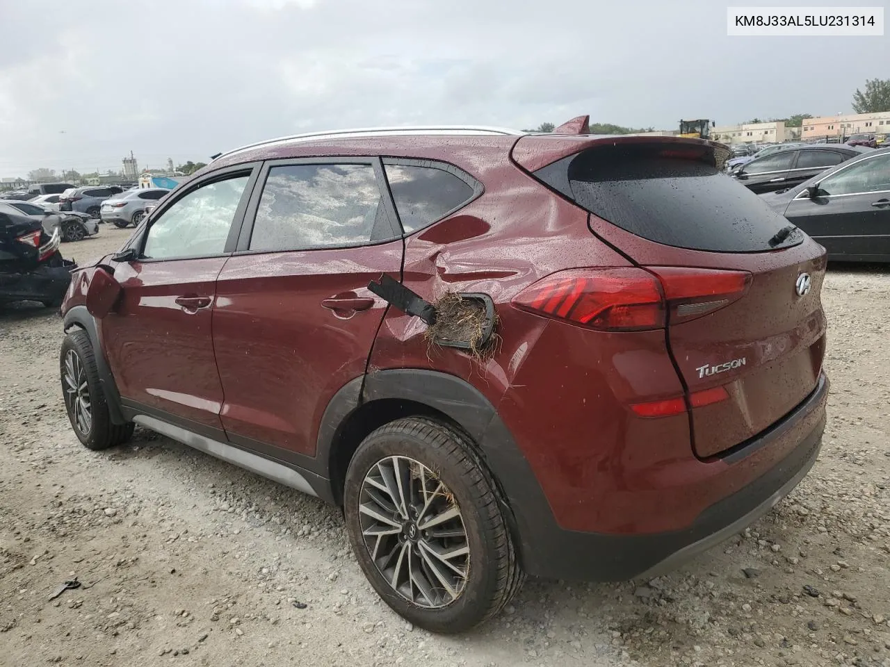 2020 Hyundai Tucson Limited VIN: KM8J33AL5LU231314 Lot: 76612464