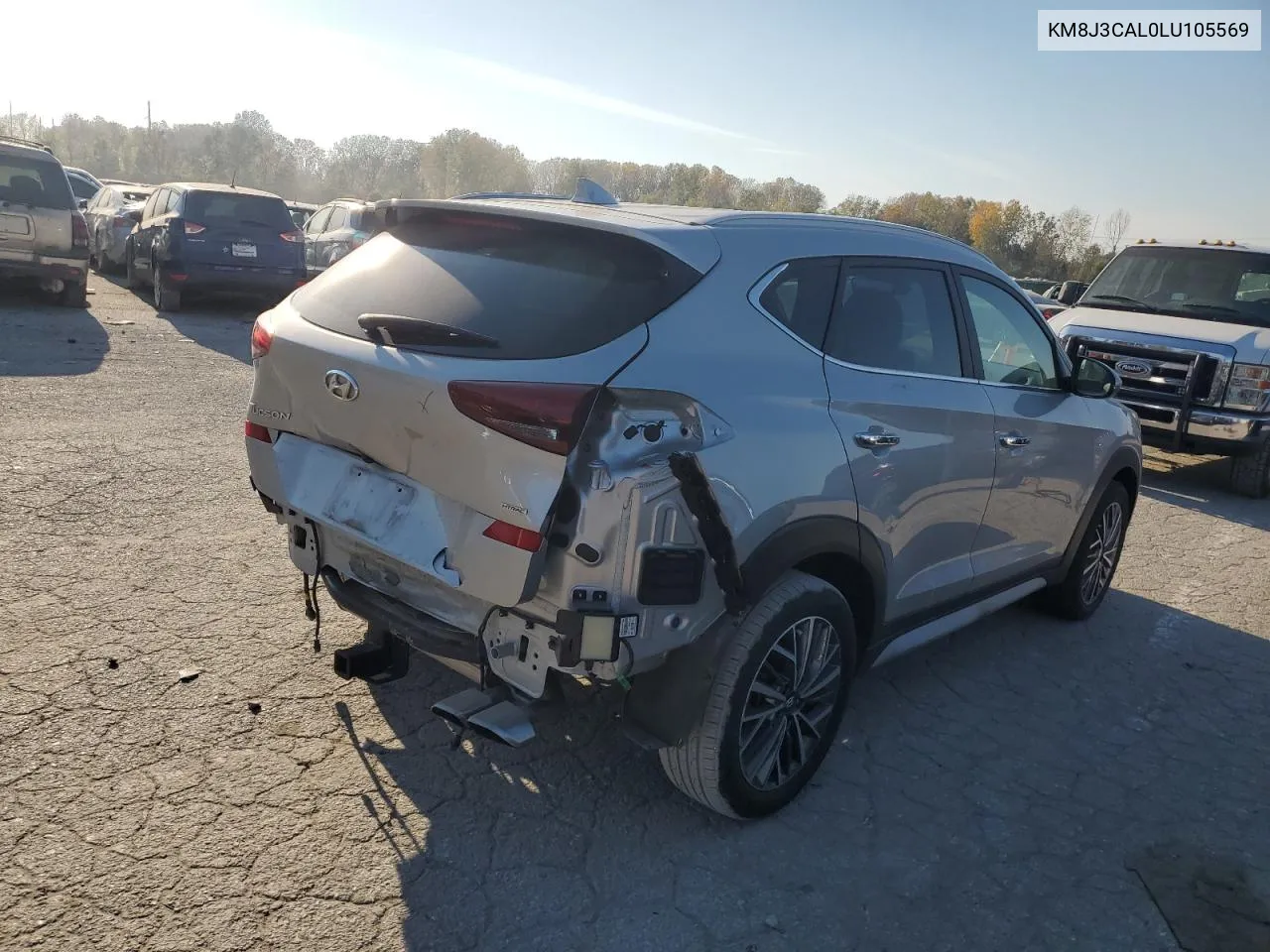 2020 Hyundai Tucson Limited VIN: KM8J3CAL0LU105569 Lot: 76743354