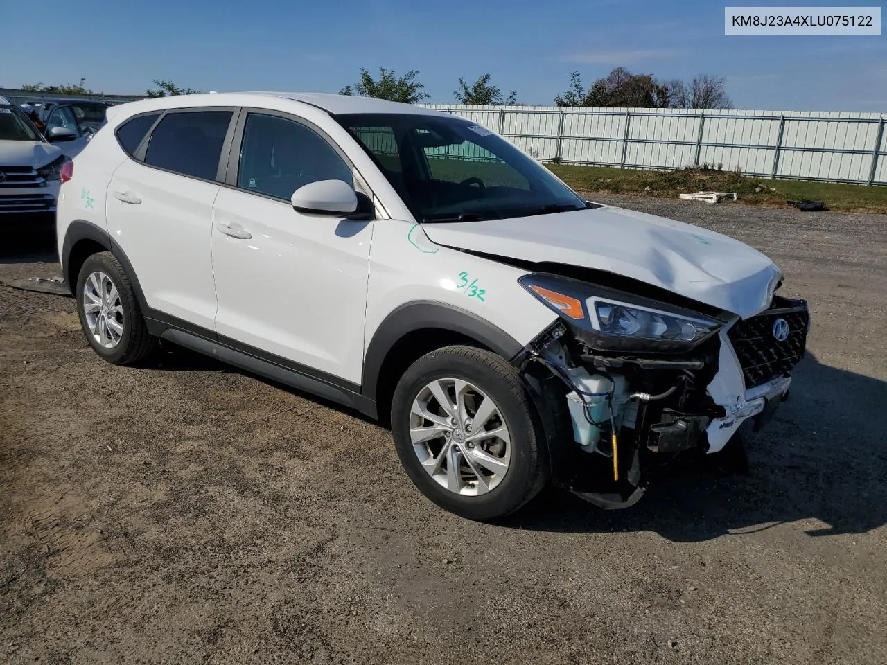 2020 Hyundai Tucson Se VIN: KM8J23A4XLU075122 Lot: 77172124