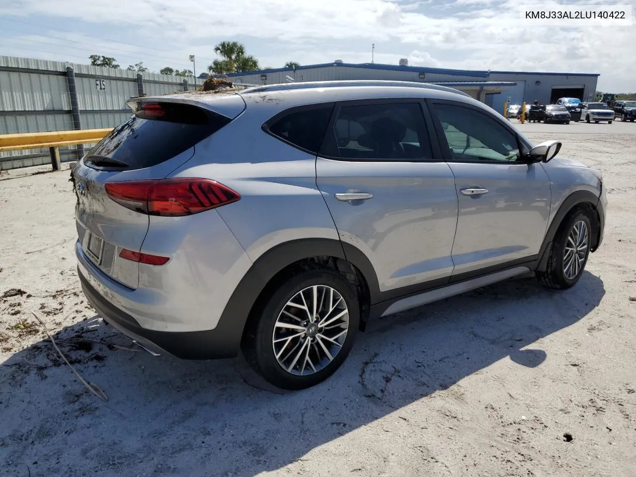 2020 Hyundai Tucson Limited VIN: KM8J33AL2LU140422 Lot: 77363054