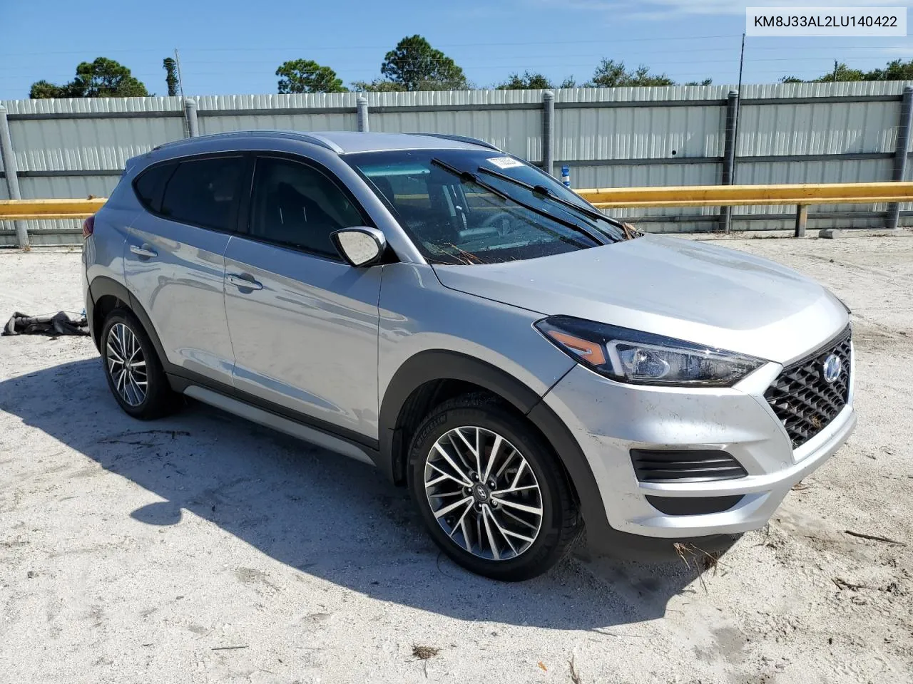 2020 Hyundai Tucson Limited VIN: KM8J33AL2LU140422 Lot: 77363054