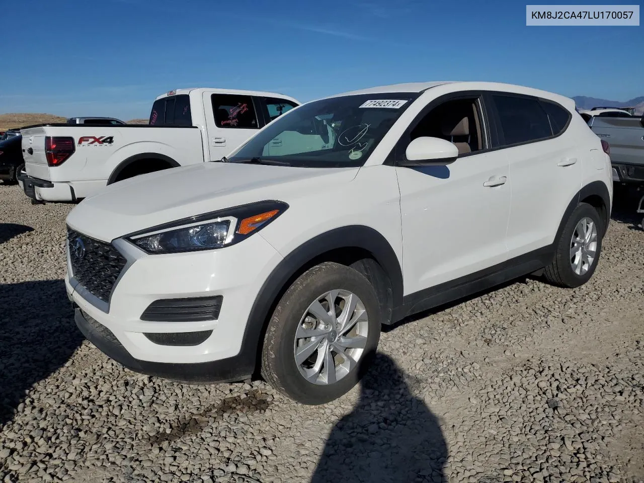 2020 Hyundai Tucson Se VIN: KM8J2CA47LU170057 Lot: 77492374