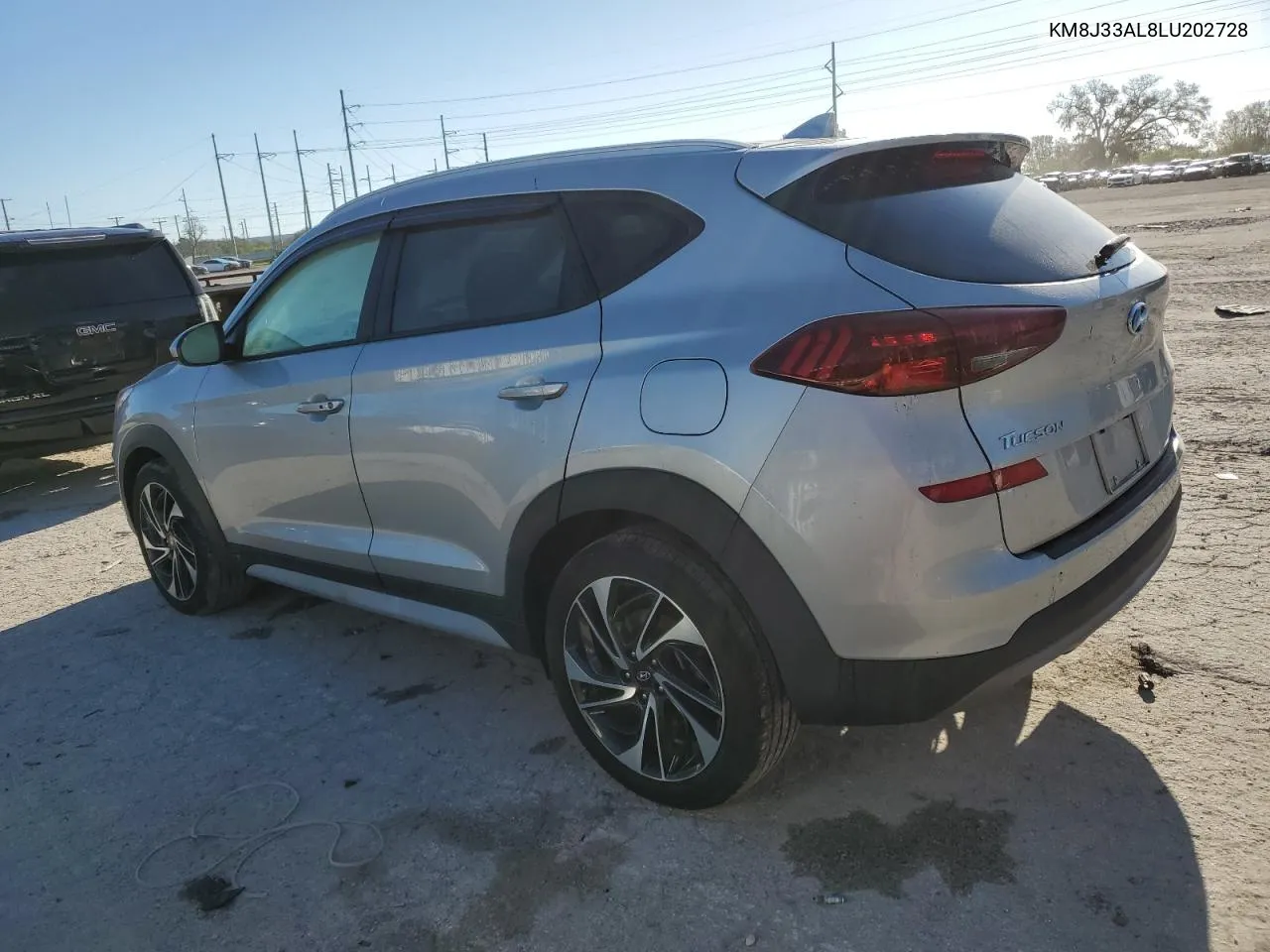 2020 Hyundai Tucson Limited VIN: KM8J33AL8LU202728 Lot: 77580934