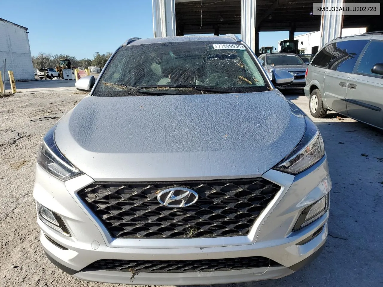 2020 Hyundai Tucson Limited VIN: KM8J33AL8LU202728 Lot: 77580934