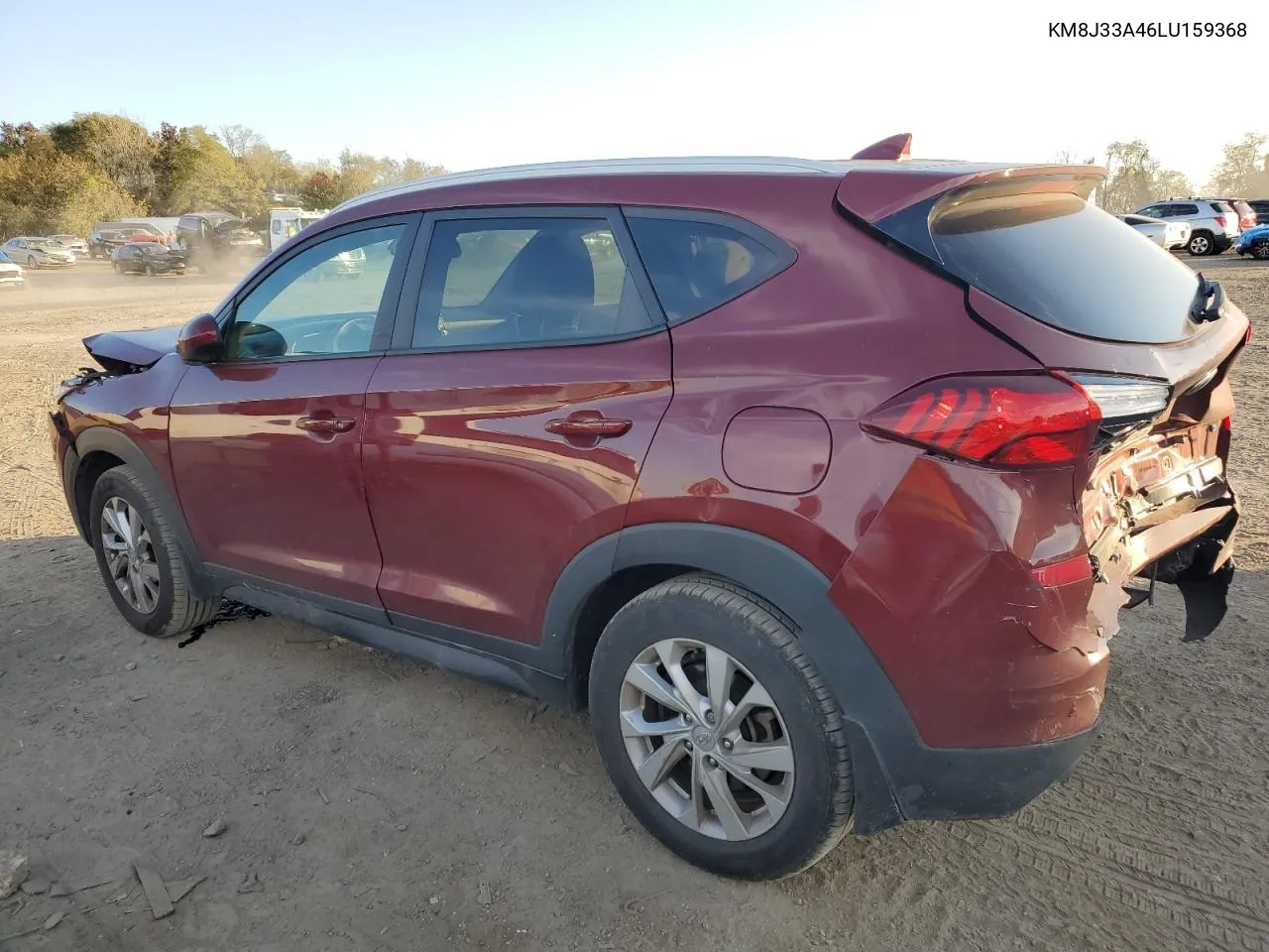 2020 Hyundai Tucson Limited VIN: KM8J33A46LU159368 Lot: 77616354