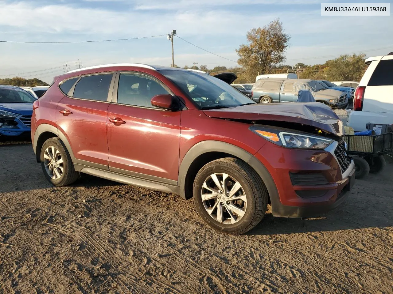 2020 Hyundai Tucson Limited VIN: KM8J33A46LU159368 Lot: 77616354