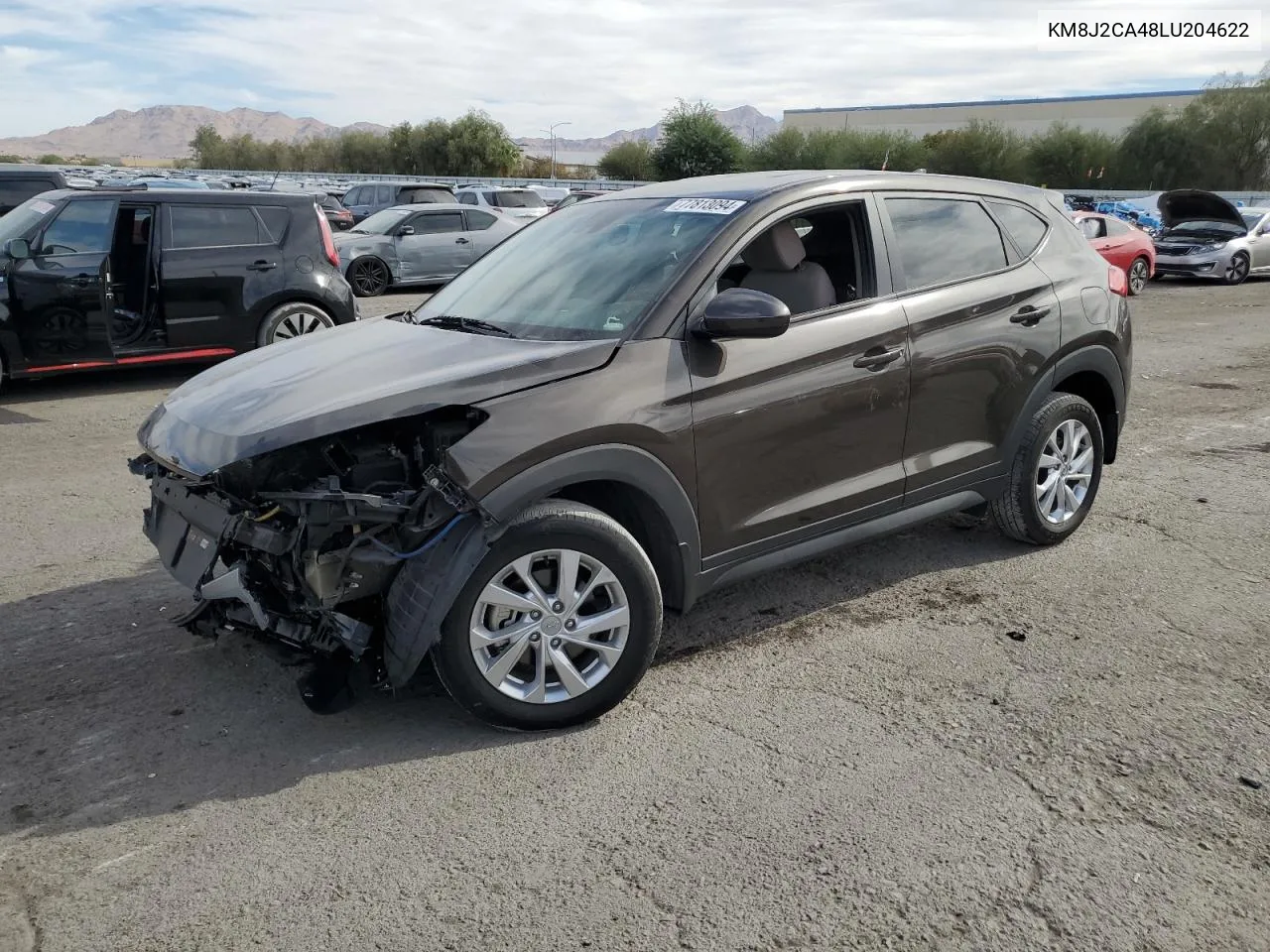 2020 Hyundai Tucson Se VIN: KM8J2CA48LU204622 Lot: 77813094