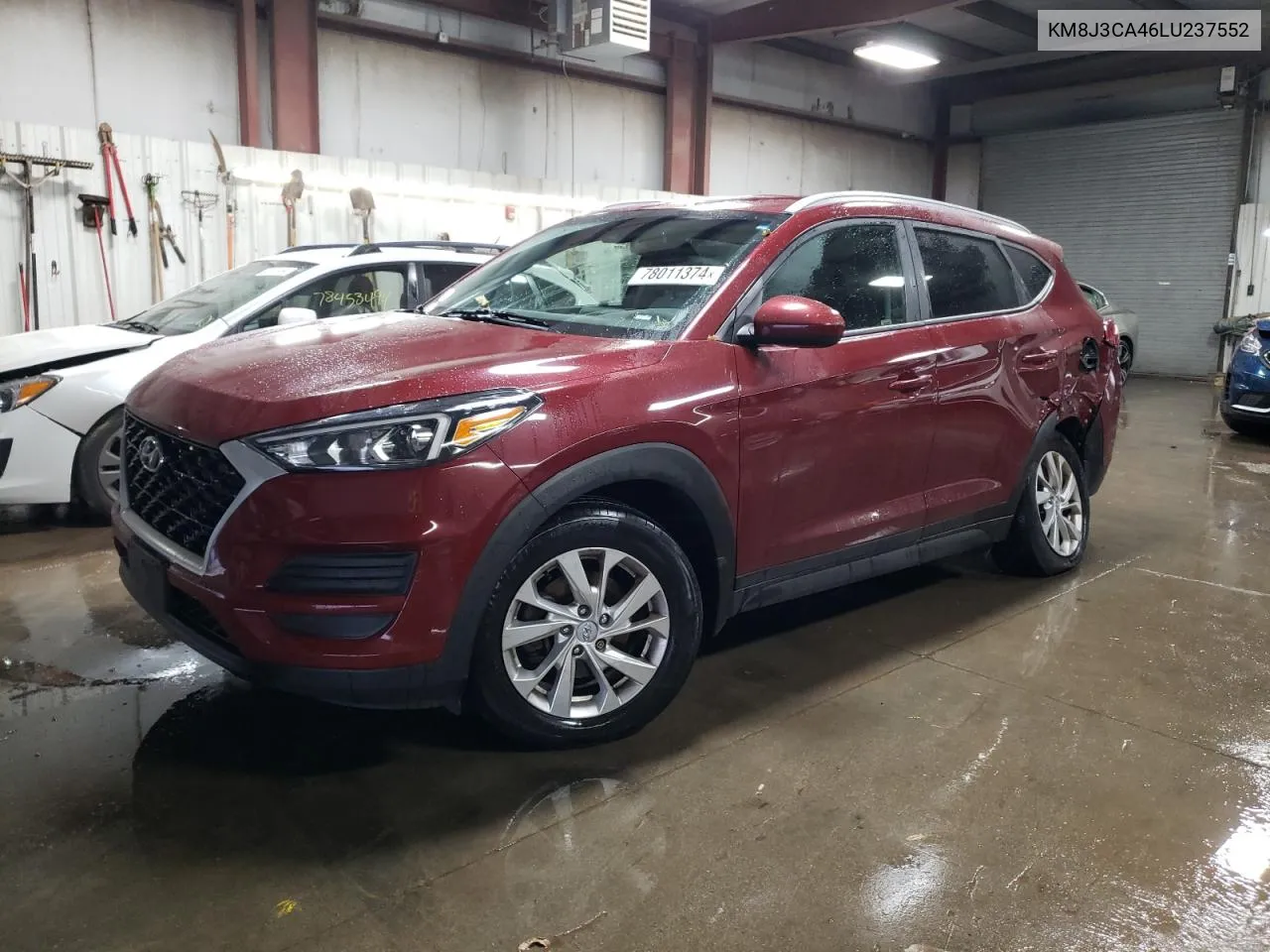 2020 Hyundai Tucson Limited VIN: KM8J3CA46LU237552 Lot: 78011374