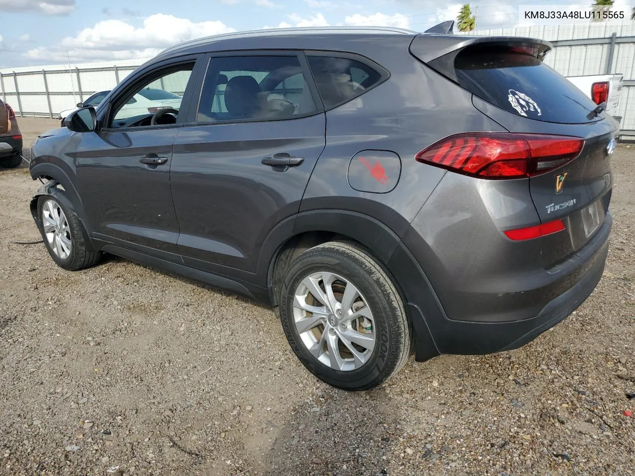 2020 Hyundai Tucson Limited VIN: KM8J33A48LU115565 Lot: 78739604