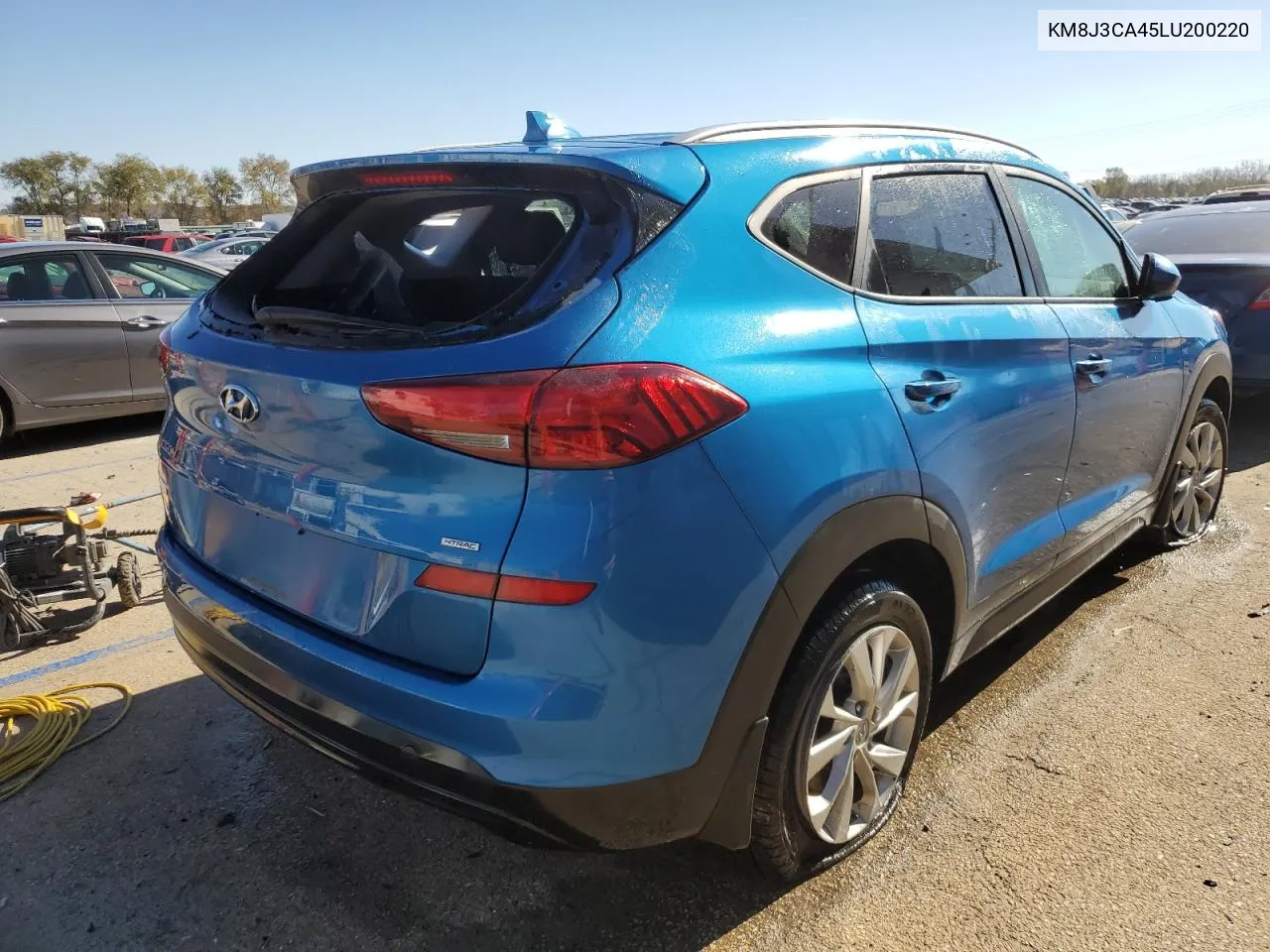 2020 Hyundai Tucson Limited VIN: KM8J3CA45LU200220 Lot: 78938484