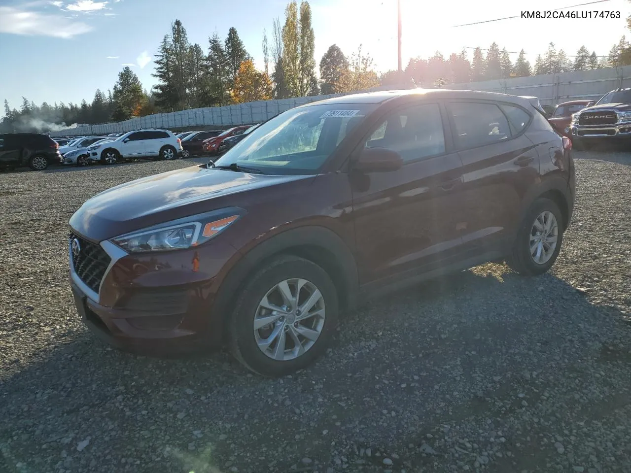 2020 Hyundai Tucson Se VIN: KM8J2CA46LU174763 Lot: 79911484