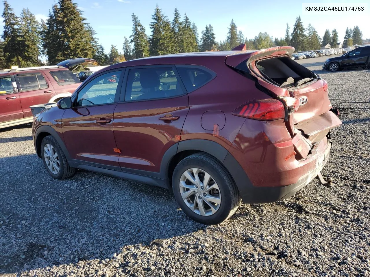 2020 Hyundai Tucson Se VIN: KM8J2CA46LU174763 Lot: 79911484