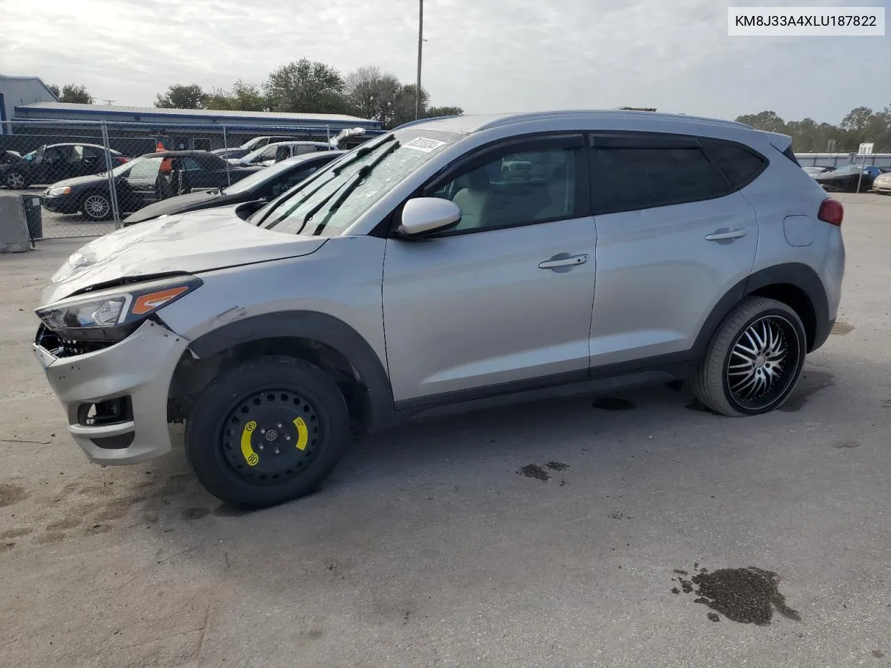 2020 Hyundai Tucson Limited VIN: KM8J33A4XLU187822 Lot: 80295034