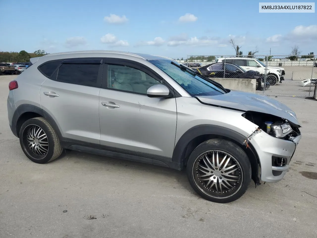 2020 Hyundai Tucson Limited VIN: KM8J33A4XLU187822 Lot: 80295034