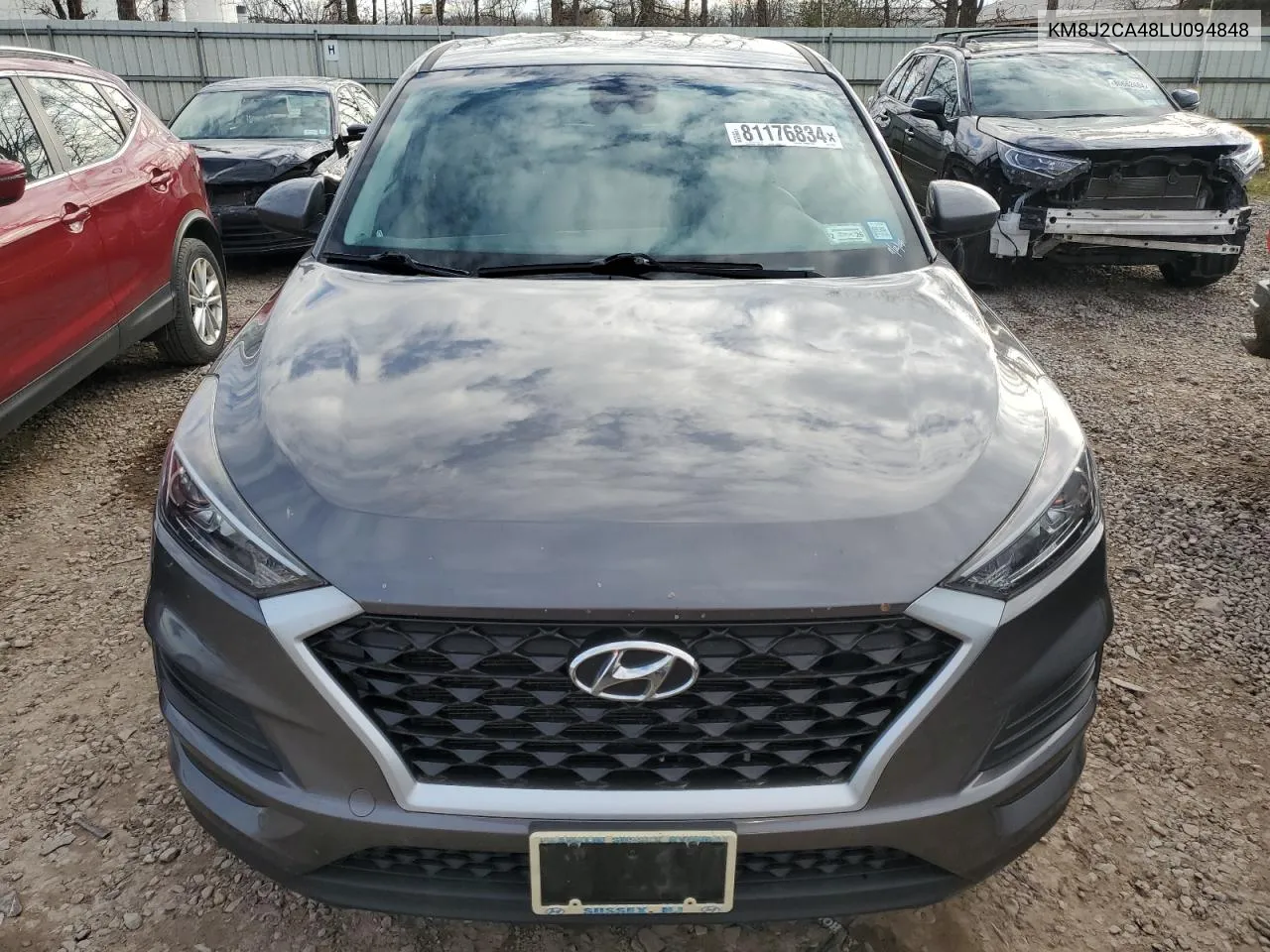 2020 Hyundai Tucson Se VIN: KM8J2CA48LU094848 Lot: 81176834