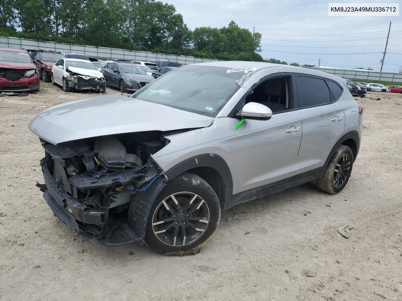 2021 Hyundai Tucson Se VIN: KM8J23A49MU336712 Lot: 54003234