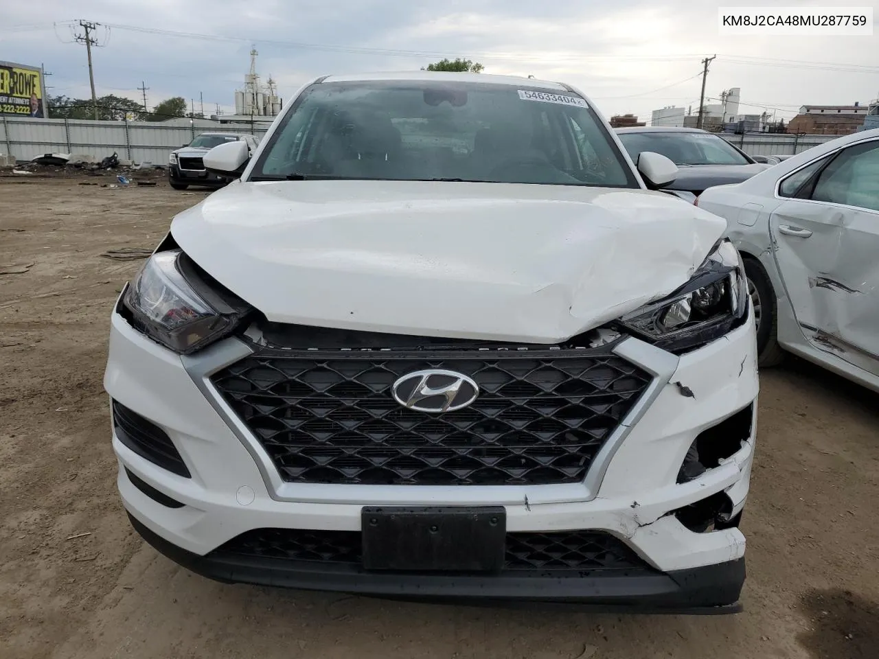 2021 Hyundai Tucson Se VIN: KM8J2CA48MU287759 Lot: 54633404