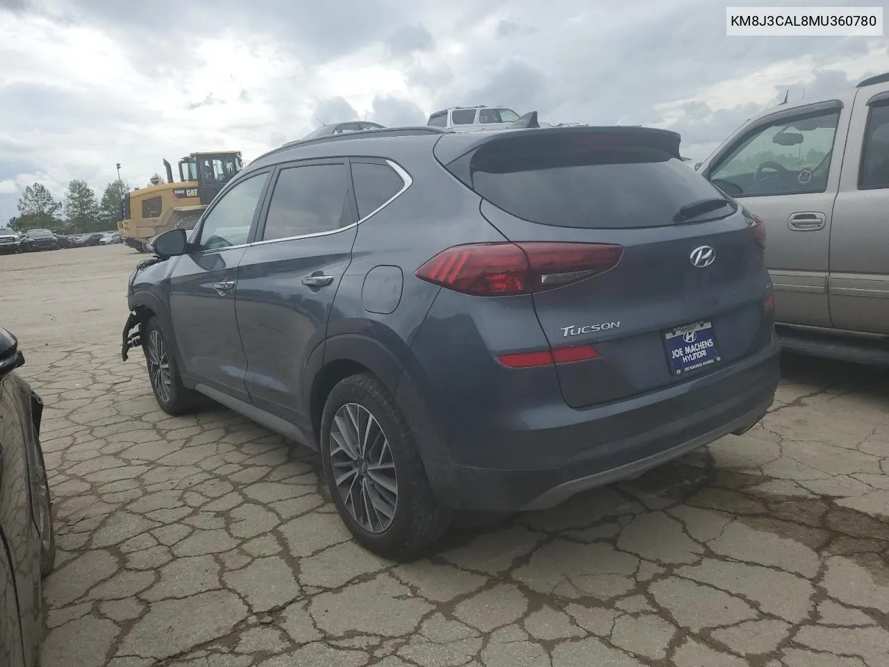 2021 Hyundai Tucson Limited VIN: KM8J3CAL8MU360780 Lot: 55346624