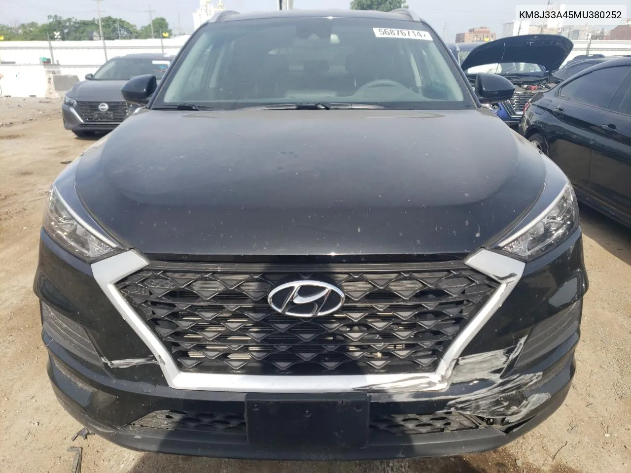 2021 Hyundai Tucson Limited VIN: KM8J33A45MU380252 Lot: 56876714