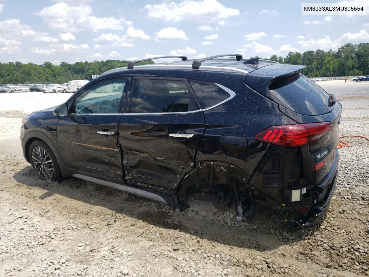 2021 Hyundai Tucson Limited VIN: KM8J33AL3MU305654 Lot: 58058064