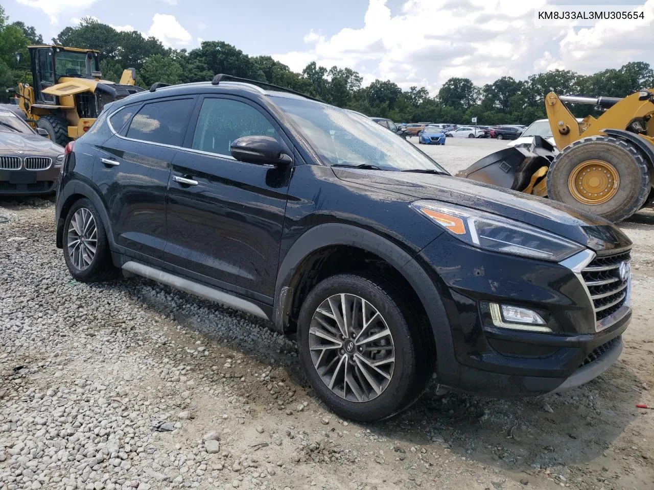 2021 Hyundai Tucson Limited VIN: KM8J33AL3MU305654 Lot: 58058064