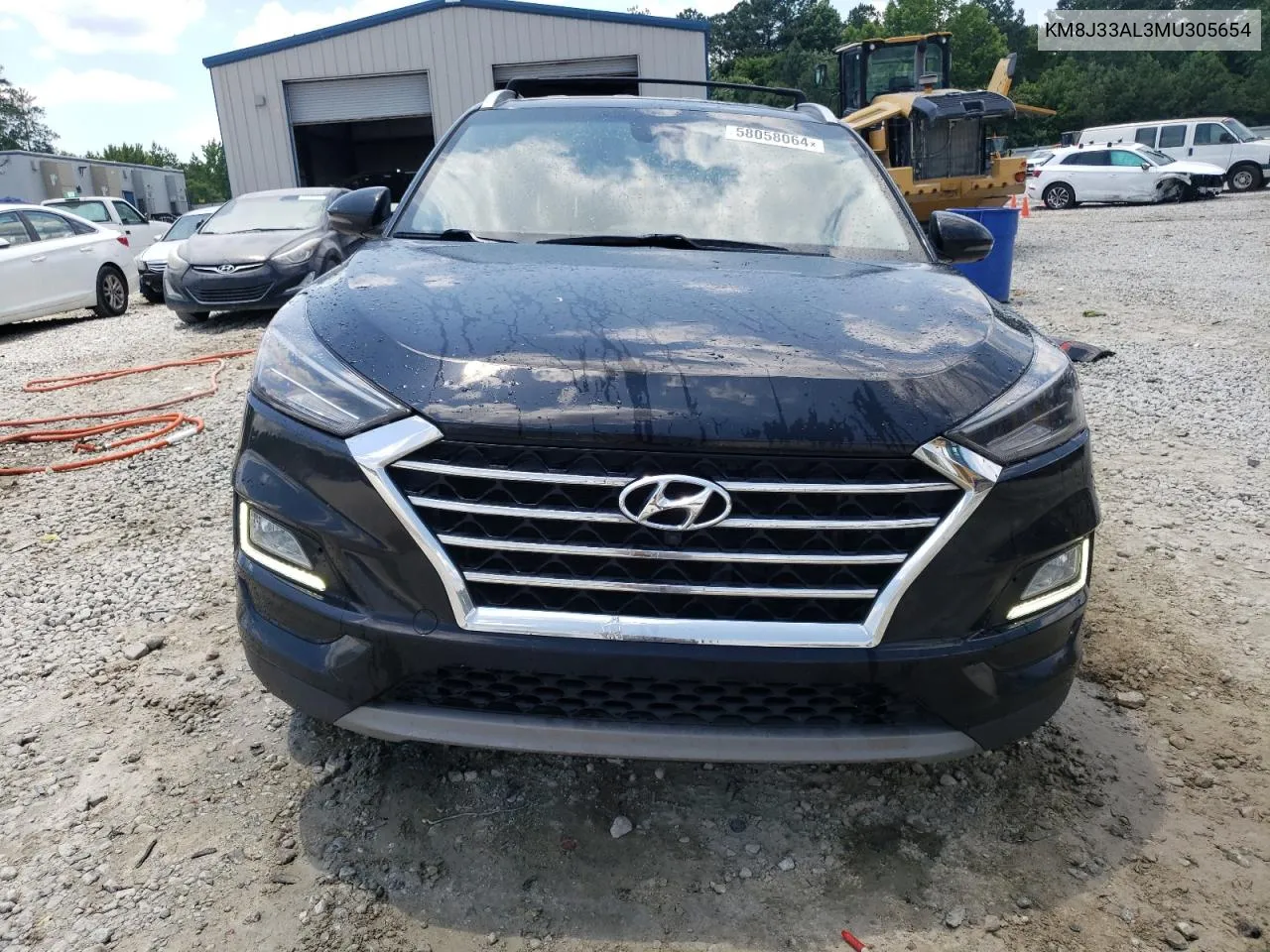 2021 Hyundai Tucson Limited VIN: KM8J33AL3MU305654 Lot: 58058064