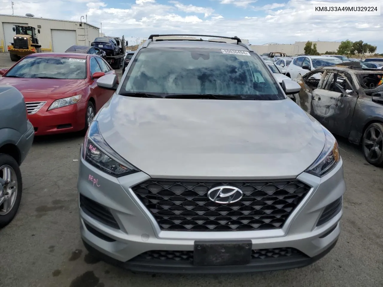 2021 Hyundai Tucson Limited VIN: KM8J33A49MU329224 Lot: 60036494