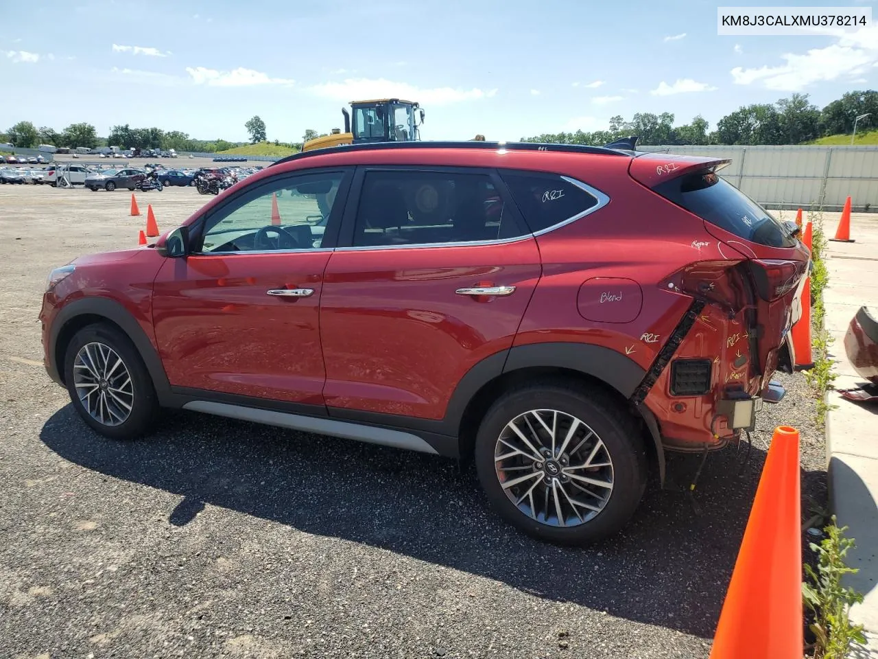 2021 Hyundai Tucson Limited VIN: KM8J3CALXMU378214 Lot: 60481144