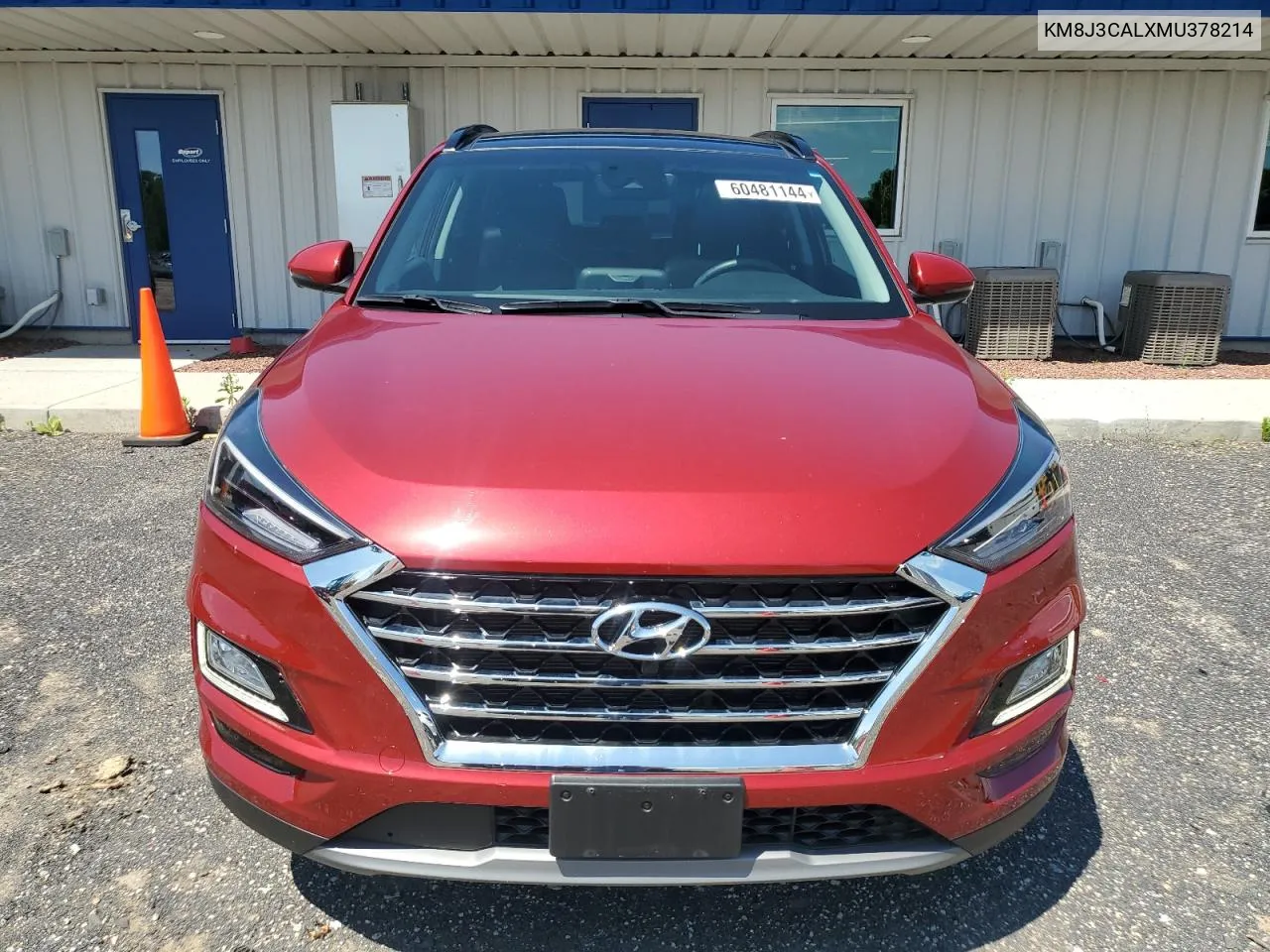 2021 Hyundai Tucson Limited VIN: KM8J3CALXMU378214 Lot: 60481144