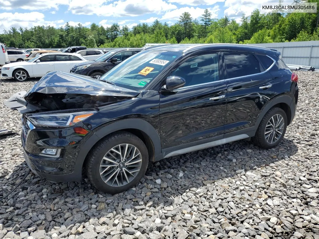 2021 Hyundai Tucson Limited VIN: KM8J3CAL8MU305486 Lot: 60995954