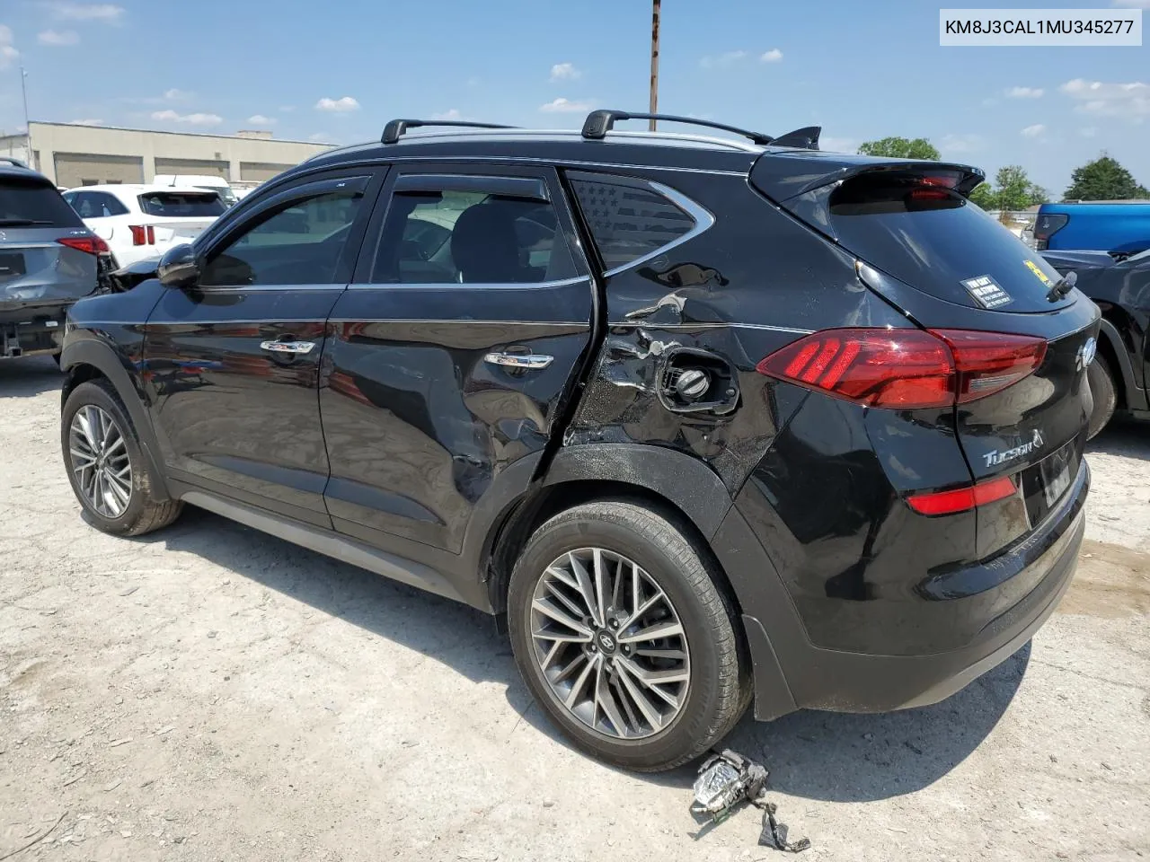 2021 Hyundai Tucson Limited VIN: KM8J3CAL1MU345277 Lot: 61867584