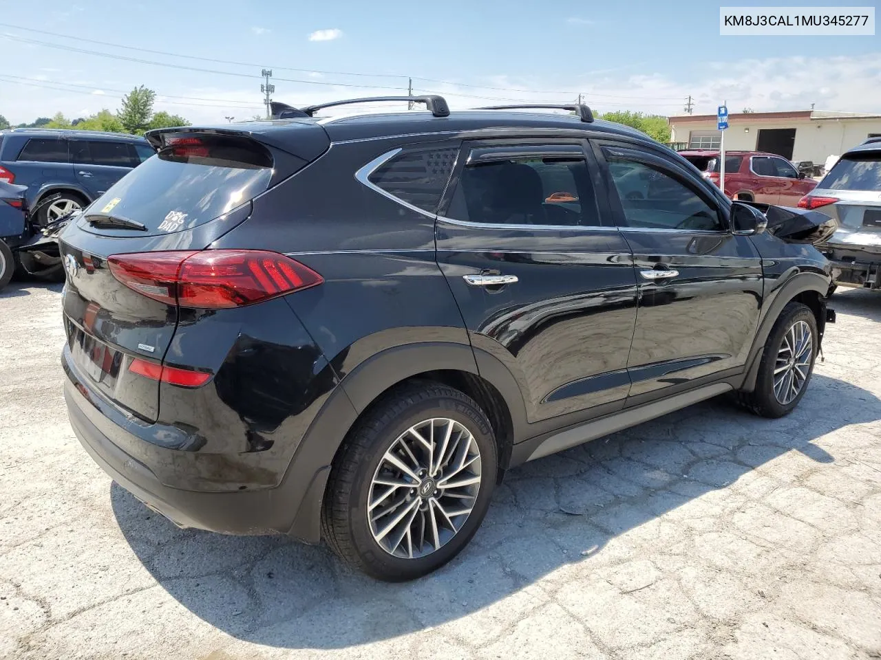 2021 Hyundai Tucson Limited VIN: KM8J3CAL1MU345277 Lot: 61867584