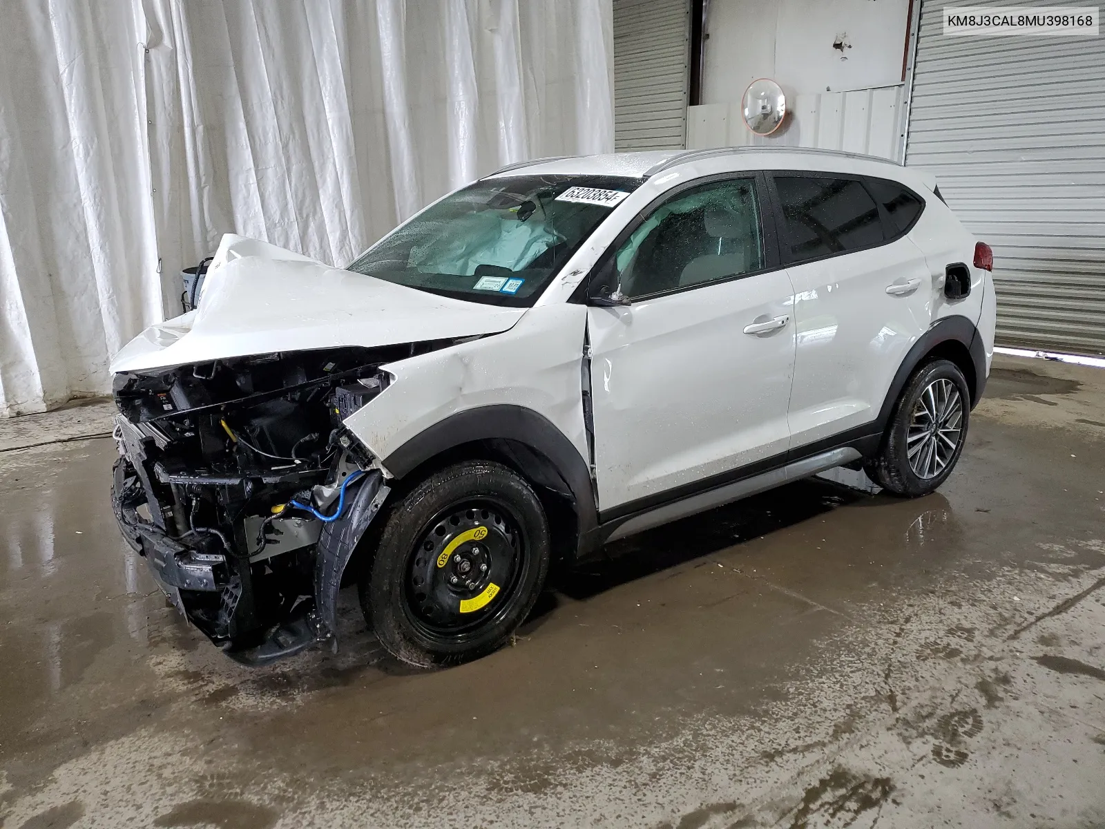 2021 Hyundai Tucson Limited VIN: KM8J3CAL8MU398168 Lot: 63203854