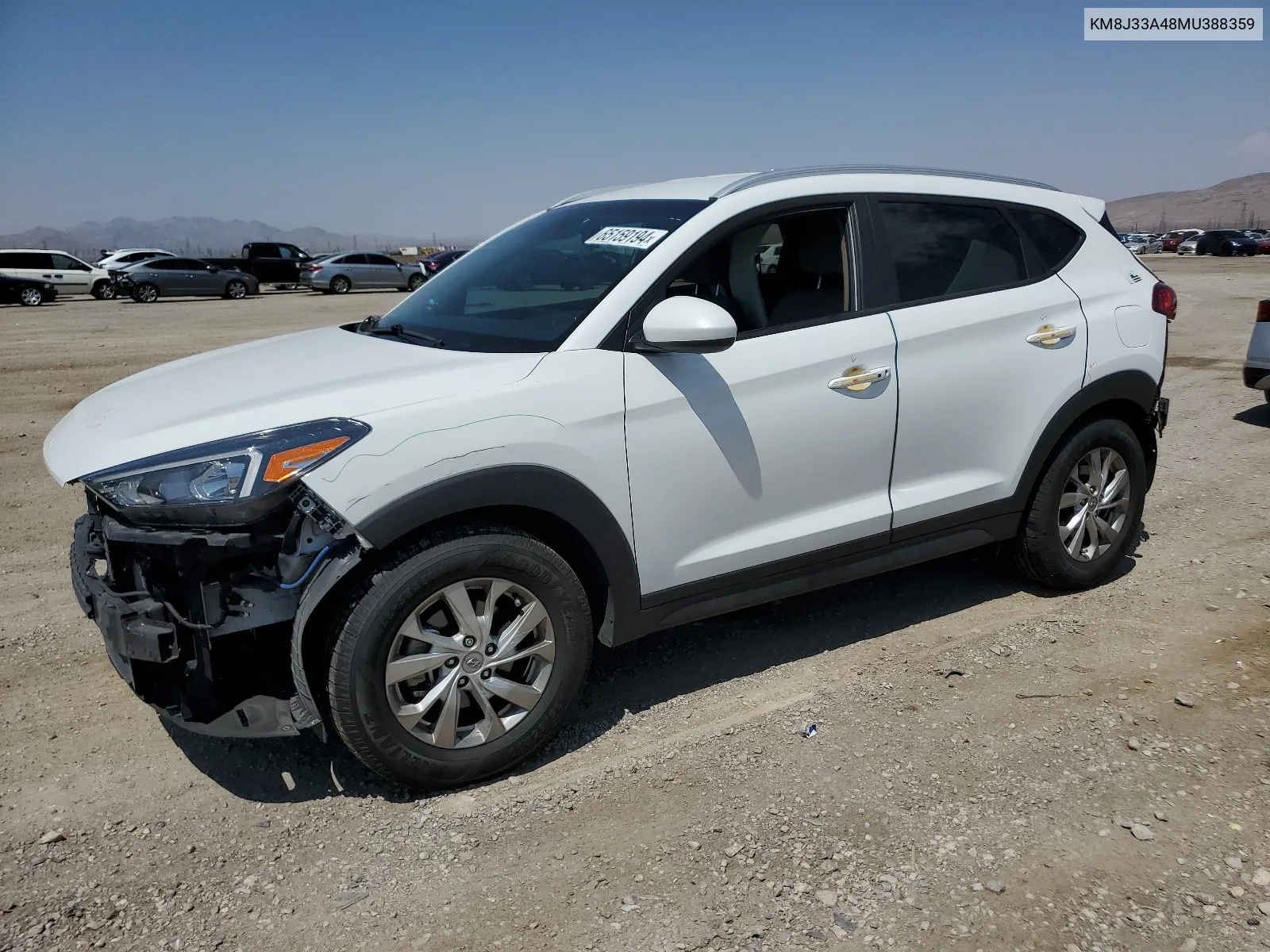 2021 Hyundai Tucson Limited VIN: KM8J33A48MU388359 Lot: 65159194