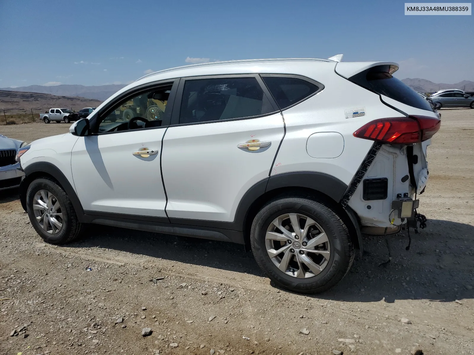 2021 Hyundai Tucson Limited VIN: KM8J33A48MU388359 Lot: 65159194