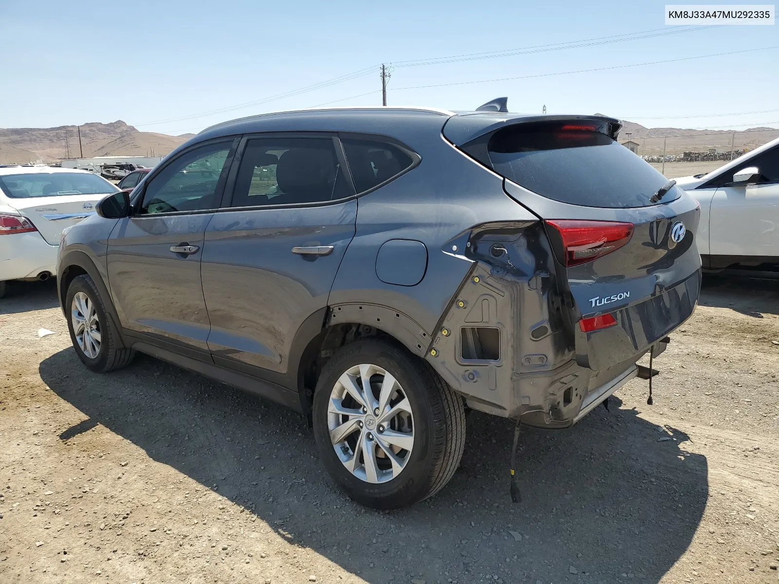 2021 Hyundai Tucson Limited VIN: KM8J33A47MU292335 Lot: 65247624