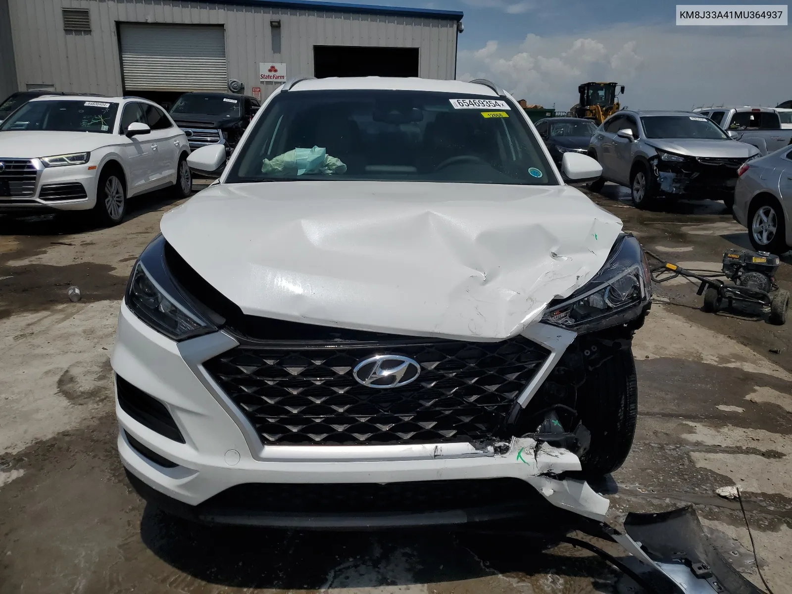 2021 Hyundai Tucson Limited VIN: KM8J33A41MU364937 Lot: 65469354