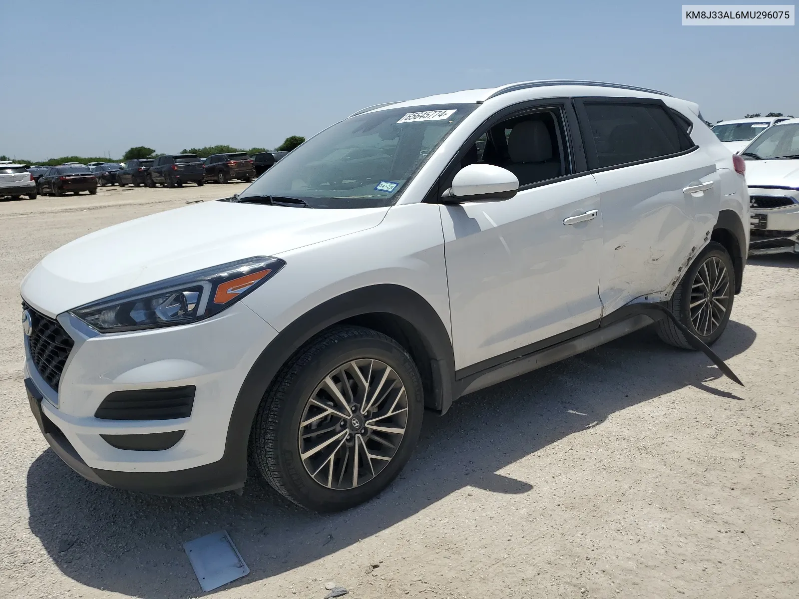 2021 Hyundai Tucson Limited VIN: KM8J33AL6MU296075 Lot: 65645774